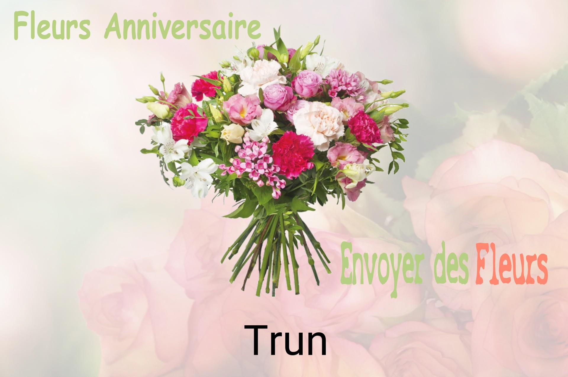 Bouquet de fleurs d’anniversaire livré à Trun