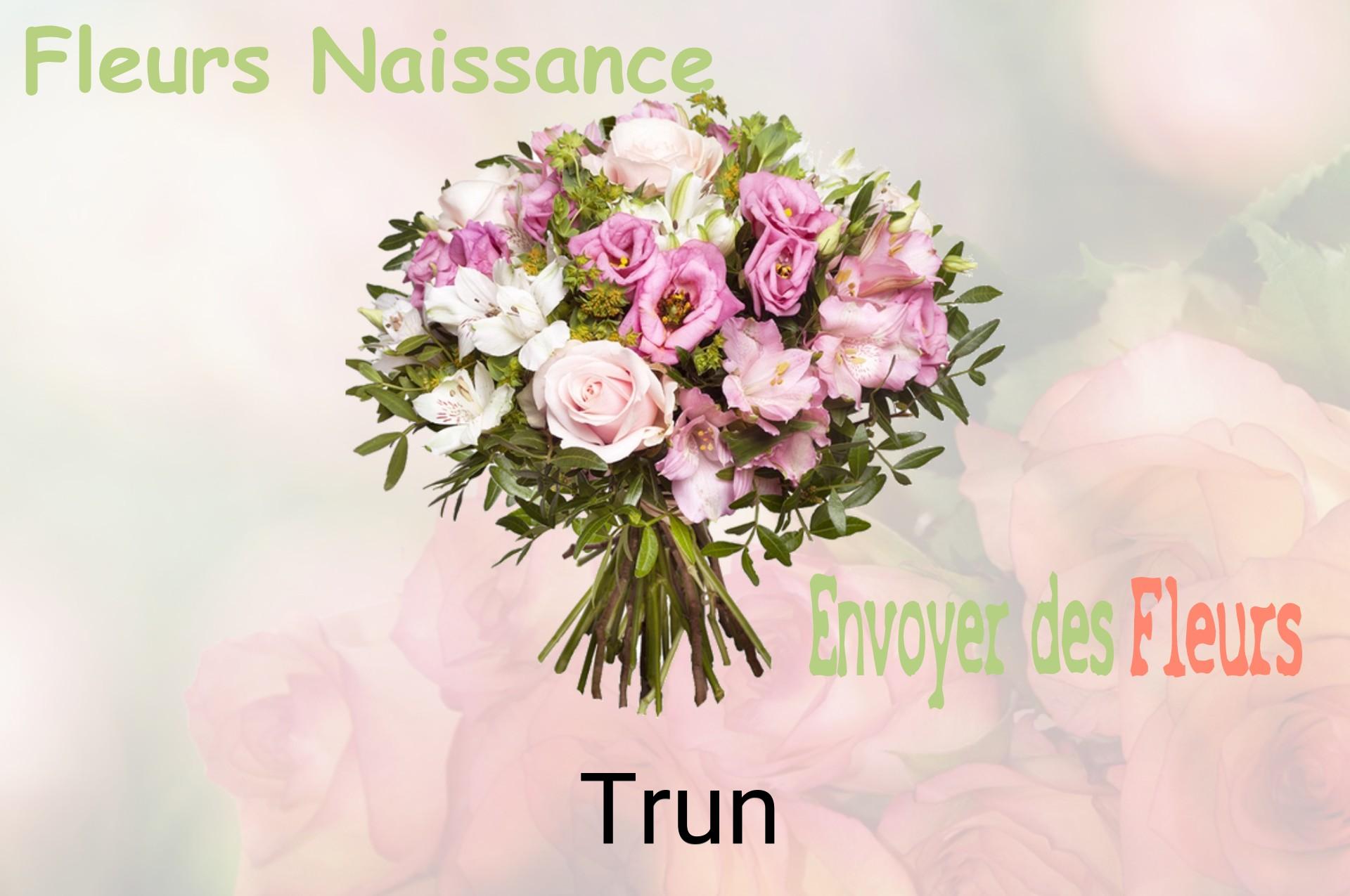 Bouquet de fleurs de naissance livré à Trun